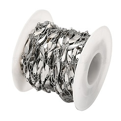 Tarnish Resistant 304 Stainless Steel Twist Oval Link Chains&nbsp;CHS-K017-02P