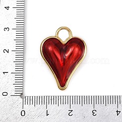 Brass Enamel Pendants&nbsp;KK-B150-20G-01