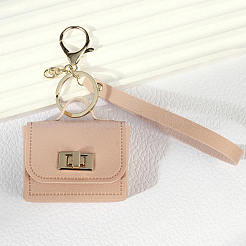 Portable PU Leather Bag Keychains&nbsp;FIND-CL0002-42A