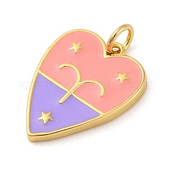 Brass Enamel Pendants&nbsp;LS-KK-Z077-01G-04
