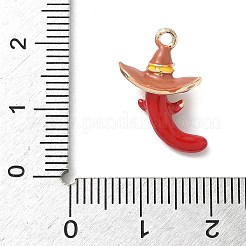 Alloy Enamel Pendants&nbsp;PALLOY-P314-02D-G01