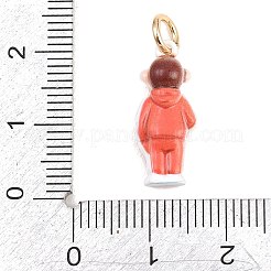 304 Stainless Steel Enamel Pendants&nbsp;X-STAS-F358-01G-08