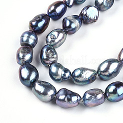 Natural Cultured Freshwater Pearl Beads Strands&nbsp;PEAR-N014-08K