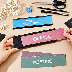 Aluminium Alloy Wall Mounted Nameplate Holder for Wall Door&nbsp;FIND-WH0149-23