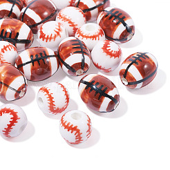 20Pcs 2 Styles Handmade Porcelain Beads&nbsp;PORC-TA0001-11