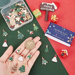 52Pcs 13 Style Alloy Enamel Pendants&nbsp;ENAM-SC0003-56