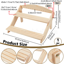 Wood Display Risers&nbsp;ODIS-WH0038-146D