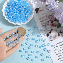 1500Pcs Transparent Acrylic Beads&nbsp;OACR-SP0001-25A