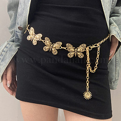 Tibetan Style Alloy Butterfly Link Chain Waist Belly Chains for Women&nbsp;FS-WG99F1B-01