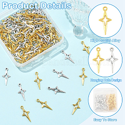 120Pcs 2 Styles Alloy Pendants&nbsp;FIND-YW0011-38