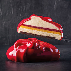 Food Grade Heart with Bowknot Mousse Cake Silicone Molds&nbsp;SIMO-PW0001-003A