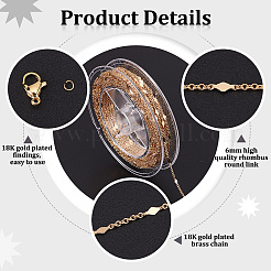 DIY Chain Bracelet Necklace Making Kit&nbsp;DIY-BBC0001-14