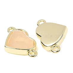 Natural Rose Quartz Links Connectors&nbsp;G-E538-01G-02
