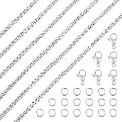 DIY 304 Stainless Steel Cable Chain Bracelets/Neckalaces Making Kits&nbsp;DIY-TA0011-27A