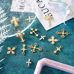 18Pcs 9 Style Alloy Pendants & Chandelier Componenent Links&nbsp;FIND-CD0001-40