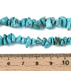 Synthetic Turquoise Beads Strands&nbsp;G-N352-03