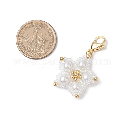 Glass Seed Beads Pendant Decorations&nbsp;HJEW-MZ00170-02
