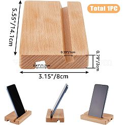 Beech Wood Mobile Phone Holders&nbsp;AJEW-WH0258-494