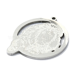 Non-Tarnish 201 Stainless Steel Pendants&nbsp;STAS-R118-13P