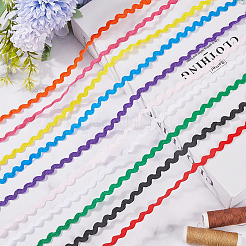 50M 10 Colors Wave Bending Fringe Trim&nbsp;OCOR-GF0003-48A