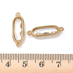 304 Stainless Steel Rhinestone Connector Charms&nbsp;STAS-P453-04G-M