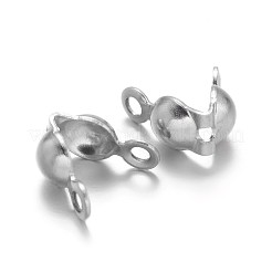 Tarnish Resistant 304 Stainless Steel Bead Tips&nbsp;STAS-M213-09