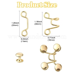Adjustable Waistband Buckles(8 sets&nbsp;ST-CJ0035-01