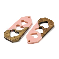 Resin and Walnut Pendants&nbsp;WOOD-I013-06C