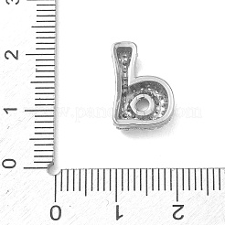 Brass Micro Pave Cubic Zirconia Pendants&nbsp;KK-A300-02P-D