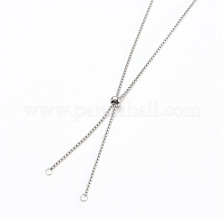 Tarnish Resistant 304 Stainless Steel Box Chain&nbsp;AJEW-JB00779-01