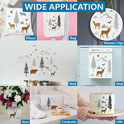 1 Set PET Hollow Out Drawing Painting Stencils&nbsp;DIY-MA0004-76A