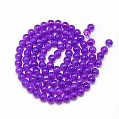 Baking Paint Glass Beads Strands&nbsp;X-DGLA-Q023-6mm-DB32