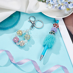 6Pcs 6 Colors Glass Pearl Beads&nbsp;LAMP-FG0001-02