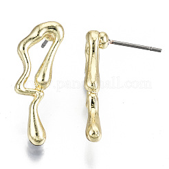 Alloy Stud Earrings&nbsp;EJEW-N046-007-NR