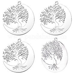8Pcs 304 Stainless Steel Pendants&nbsp;STAS-BBC0008-64