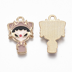 Alloy Enamel Pendants&nbsp;PALLOY-T078-04A