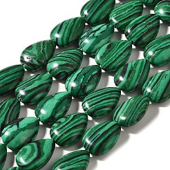 Synthetic Malachite Beads Strands&nbsp;G-I377-A05