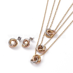 304 Stainless Steel Jewelry Sets&nbsp;SJEW-I205-11