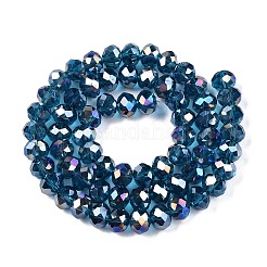 Electroplate Glass Beads Strands&nbsp;LS-EGLA-A034-T8mm-B25