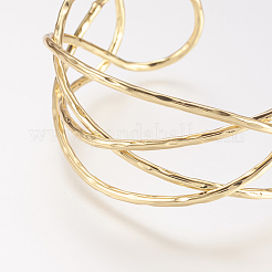 Brass Cuff Bangle&nbsp;X-BJEW-P168-C08