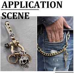 Tibetan Style 2Pcs Alloy Hook Clasps&nbsp;FIND-SC0016-52