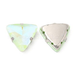 Mocha Fluorescent(MI) Triangle Sew on Rhinestone&nbsp;GGLA-Q086-01A-P05