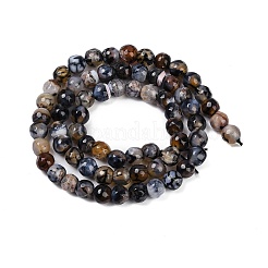 Natural Fire Crackle Agate Beads Strands&nbsp;G-C082-A01-38