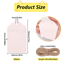 2 Sets Paper Blank Bookmarks&nbsp;AJEW-SP0001-29B
