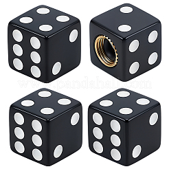 4Pcs Dice Acrylic Tire Valve Stem Caps&nbsp;FIND-SP0005-32