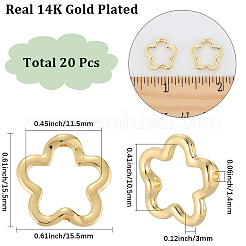 20Pcs Alloy Bead Frame&nbsp;FIND-SC0017-73LG