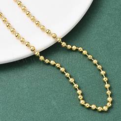 Brass Ball Chain Necklaces for Women&nbsp;NJEW-B148-01B-G