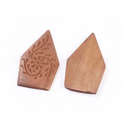 Poplar Wood Cabochons&nbsp;WOOD-G004-02