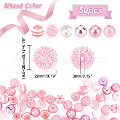 1 Set Opaque Acrylic Beads Set&nbsp;MACR-PH0001-51C