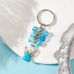 Synthetic Turquoise Keychains&nbsp;KEYC-JKC00740